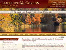 Tablet Screenshot of gordonlegalsolutions.com